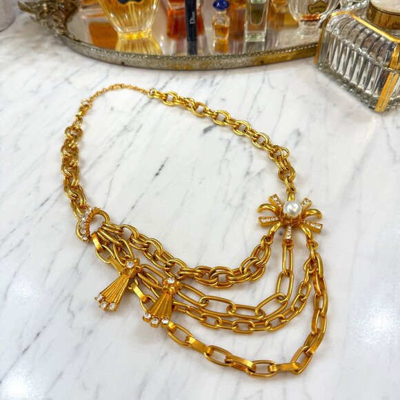 Gerard Yosca Jewelry - Rare GERARD YOSCA multi strand statement necklace